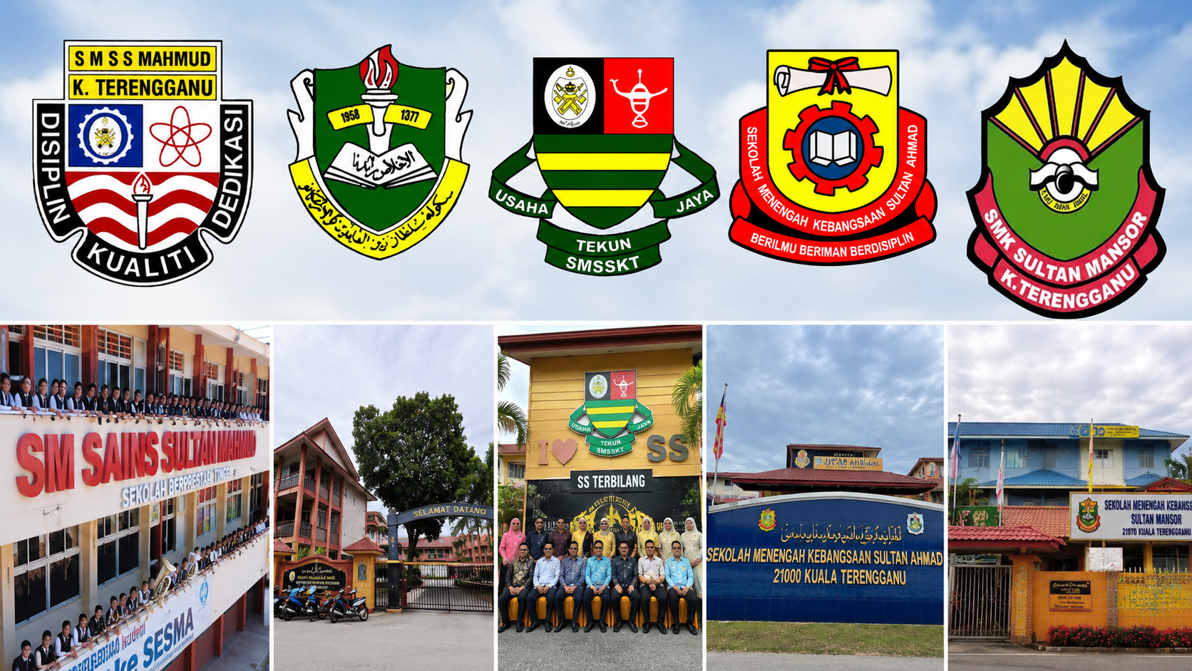 5logo sekolah sempena nama Sultan